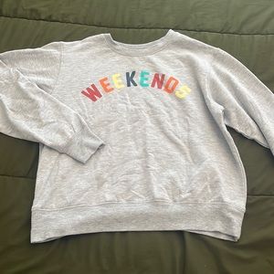 Target women's sweatshirt gray